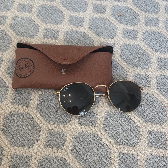 Ray-Ban Polarized RB3447 Round Metal Classic 50mm